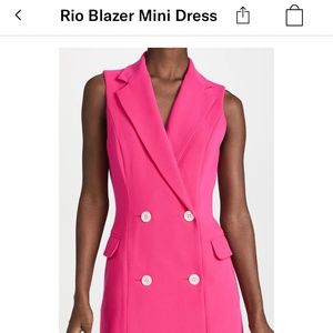 Black Halo Rio Blazer Mini Dress